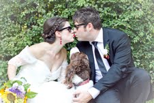 Decoy with his family on their special day