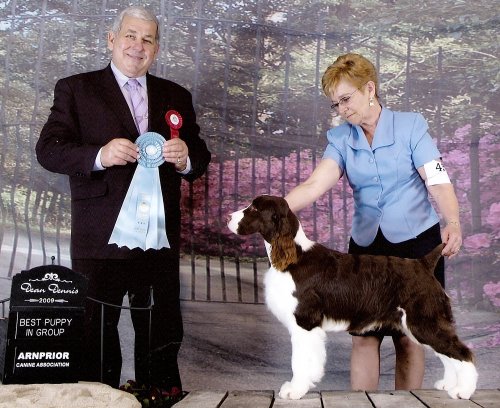 Marker winning Best Puppy In Group